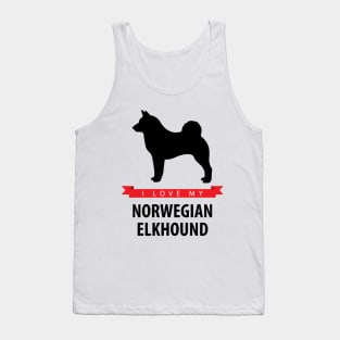 I Love My Norwegian Elkhound Tank Top